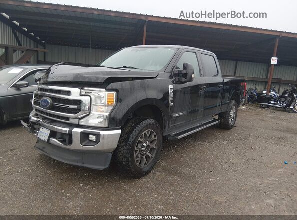 1FT7W2BTXMED12822 2021 FORD F-250 Black Передня ліва чверть