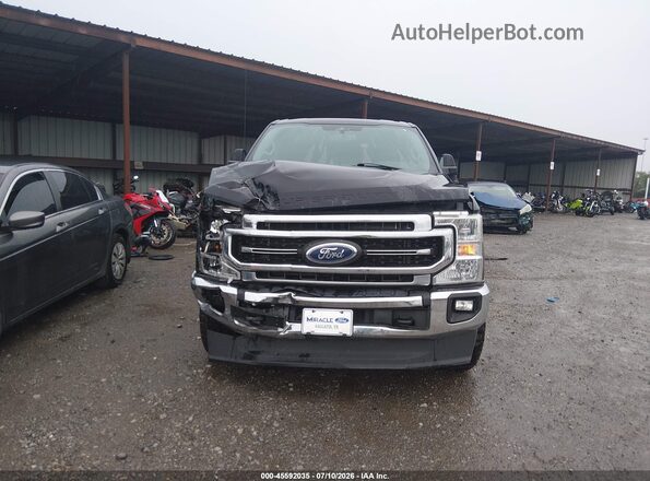 1FT7W2BTXMED12822 2021 FORD F-250 Black Вид щитка приладів