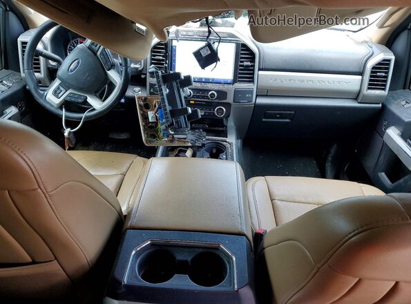 1FT7W2BTXNEF20149 2022 FORD F250 Белый Вид панели приборов