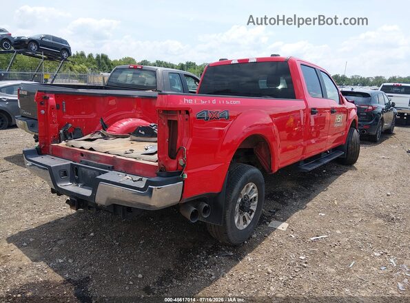 1FT7W3BT5NEF44784 2022 FORD F350 Red Trasero derecho