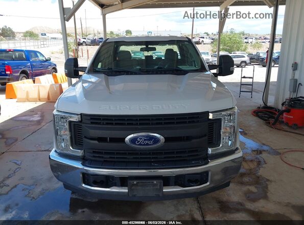 1FT7X2A68JEC83907 2018 FORD F-250 White Вид щитка приладів