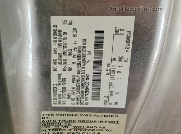 1FT7X2B60NEC14682 2022 FORD F250 Silver Engine compartment view