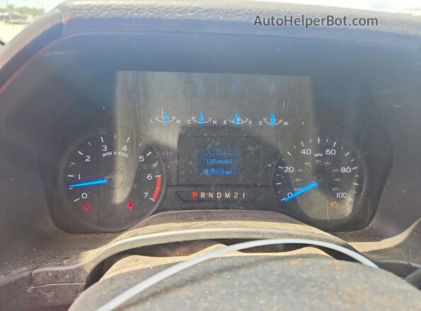1FT7X2B64HEC89325 2017 FORD F250 Белый Вид щитка приборов