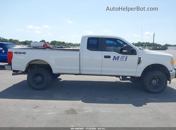 1FT7X2B65HEE75066 2017 FORD F-250 White Widok wnętrza 360 stopni