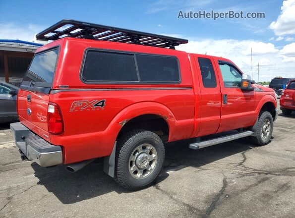 1FT7X2B66GEA96981 2016 FORD F250 Red Задня права чверть
