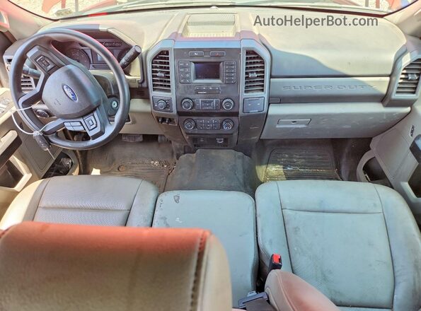 1FT7X2B66MEC28861 2021 FORD F250 Red Dashboard view