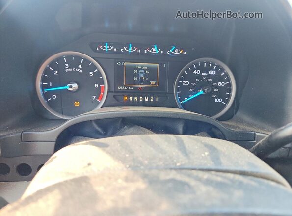 1FT7X2B68KEF22646 2019 FORD F250 White Instrument cluster view