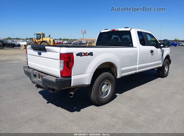 1FT7X2B68MED59595 2021 FORD F-250 Белый Задняя правая четверть