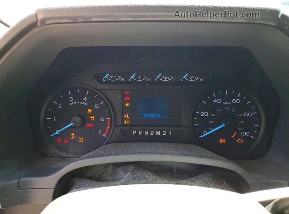 1FT7X2B69NEC90188 2022 FORD F250 White ხელსაწყოთა პანელის ხედი