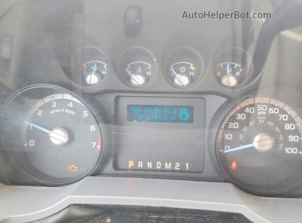 1FT7X2B6XGEB03253 2016 FORD F250 Blue Instrument cluster view