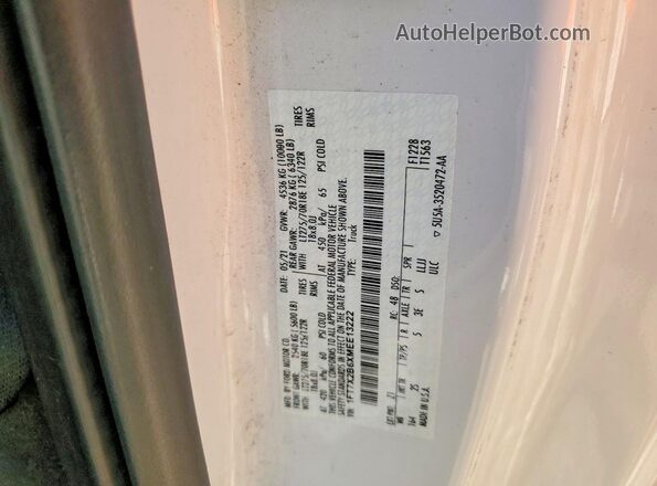 1FT7X2B6XMEE13222 2021 FORD F250 White Vista del compartimento del motor