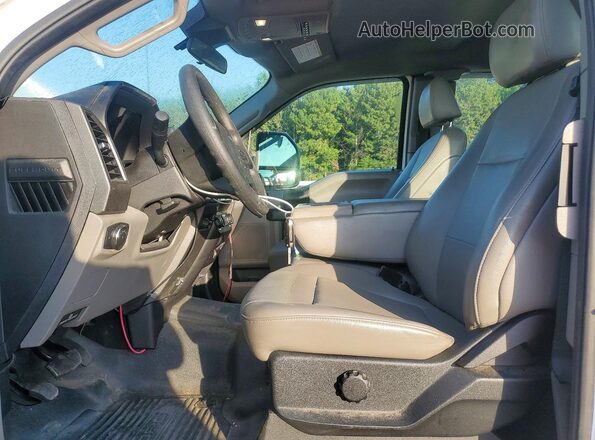 1FT7X2B6XMEE17965 2021 FORD F250 White წინა სალონის ხედი