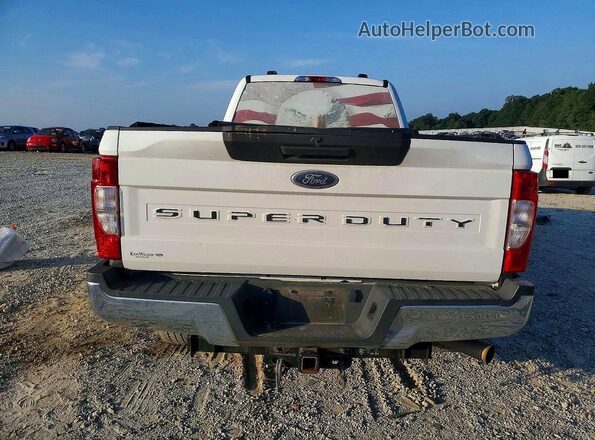 1FT7X2B6XMEE17965 2021 FORD F250 White უკანა ხედი