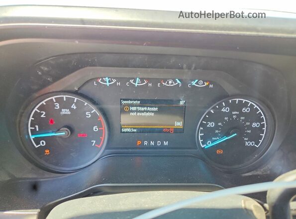 1FT7X2BA0PED01814 2023 FORD F250 White Instrument cluster view