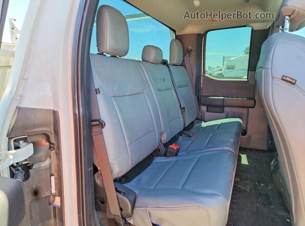 1FT7X2BA0PED01814 2023 FORD F250 White Rear seats view