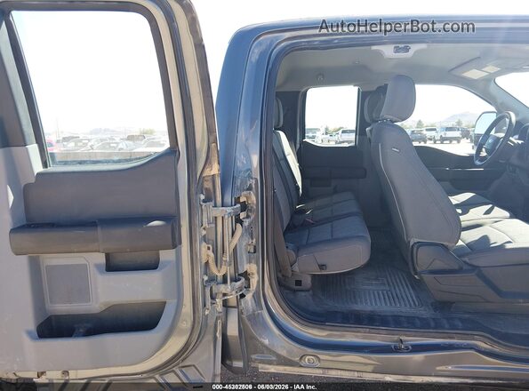 1FT7X2BA0PED83284 2023 FORD F-250 Gray Vista de la etiqueta del VIN