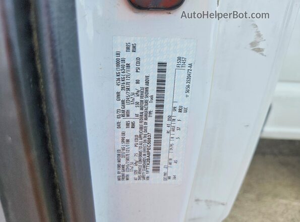 1FT7X2BA8PEC50837 2023 FORD F250 White ძრავის განყოფილების ხედი