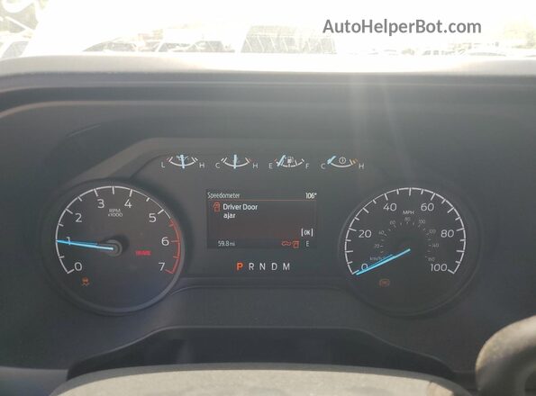 1FT7X2BA9SEC33084 2025 FORD F250 White Вид щитка приладів