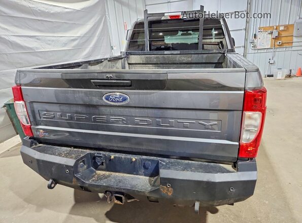 1FT7X2BN4NED20463 2022 FORD F250 Gray Widok z tyłu