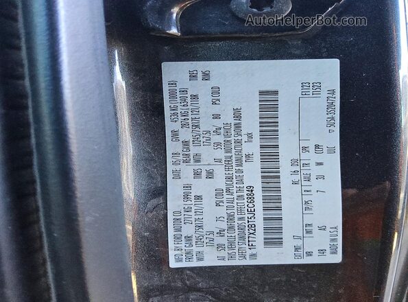 1FT7X2BT5JEC68849 2018 FORD F250 Gray Շարժիչի բաժամունքի տեսք