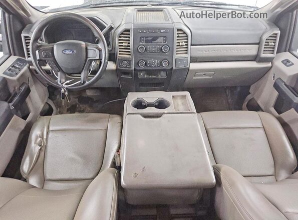 1FT7X2BT5JEC68849 2018 FORD F250 Gray Առջևի վահանակի տեսք
