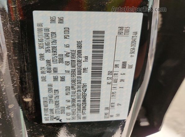 1FT8W2BM4REF42781 2024 FORD F250 Black Widok komory silnika