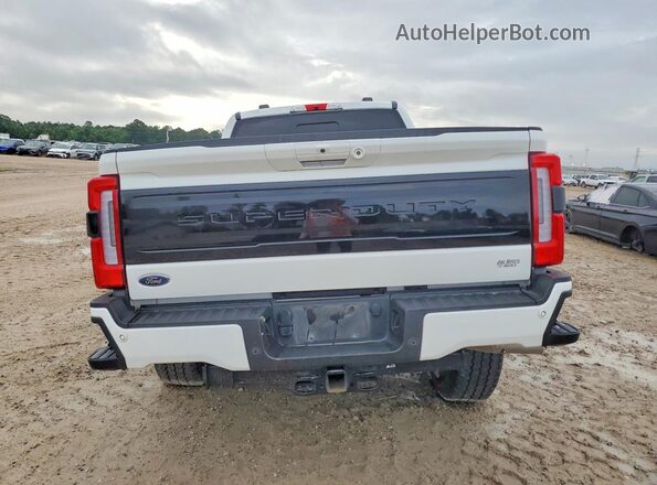 1FT8W2BM5SEC40499 2025 FORD F250 White Widok z tyłu
