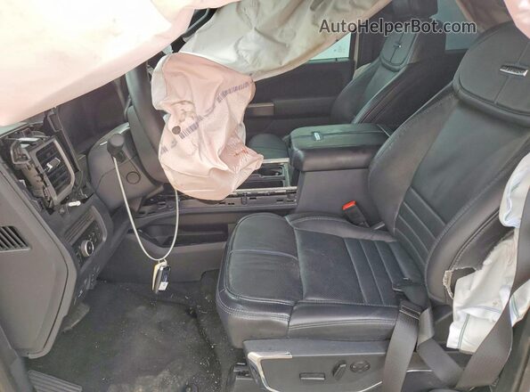 1FT8W2BM5SEC40499 2025 FORD F250 White Widok wnętrza z przodu