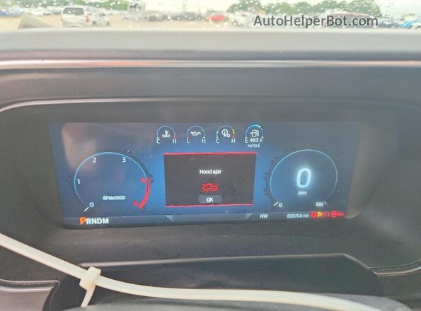 1FT8W2BM7REC67424 2024 FORD F250 White Widok zestawu wskaźników