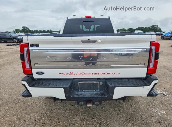 1FT8W2BM7REC67424 2024 FORD F250 White Widok z tyłu