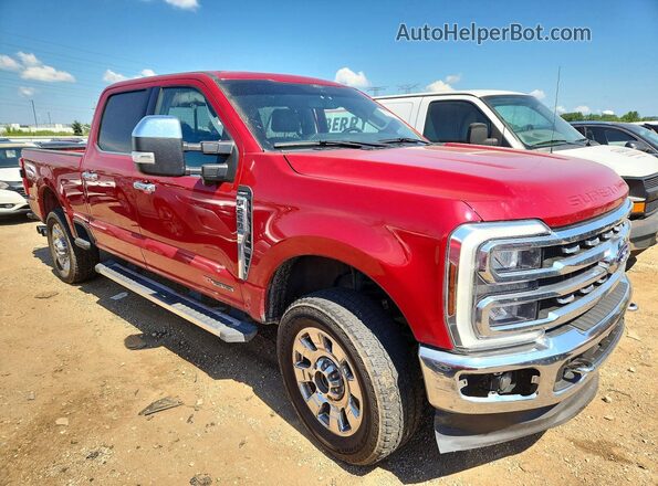 1FT8W2BM7REE12235 2024 FORD F250 Burgundy Передня права чверть