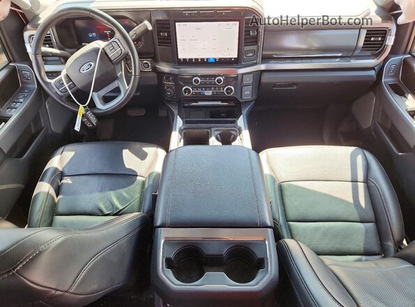 1FT8W2BM7REE12235 2024 FORD F250 Burgundy Вид панелі приладів