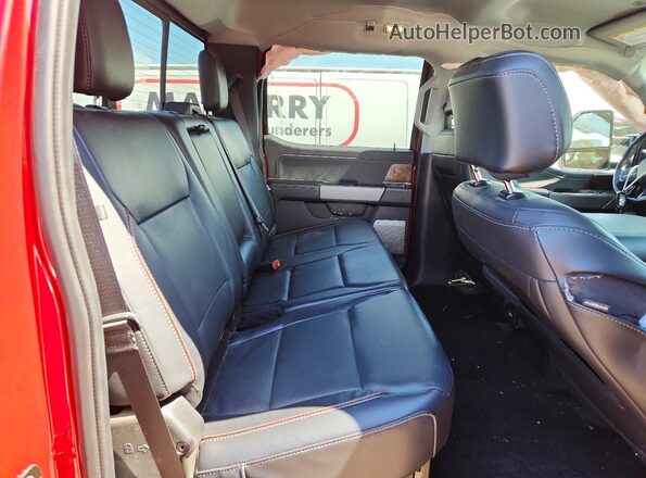 1FT8W2BM7REE12235 2024 FORD F250 Burgundy Вид задніх сидінь