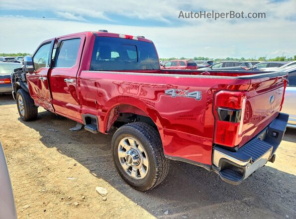 1FT8W2BM7REE12235 2024 FORD F250 Burgundy Задня ліва чверть
