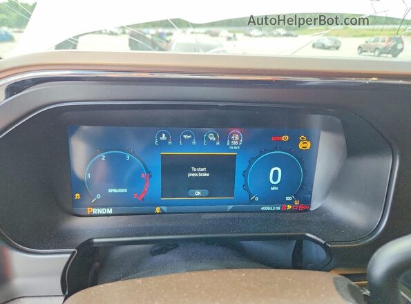1FT8W2BM8PED97712 2023 FORD F250 White Вид щитка приладів