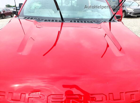 1FT8W2BM8REF56425 2024 FORD F250 Red Widok wnętrza z tyłu