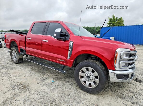 1FT8W2BM8REF56425 2024 FORD F250 Red Przód prawy