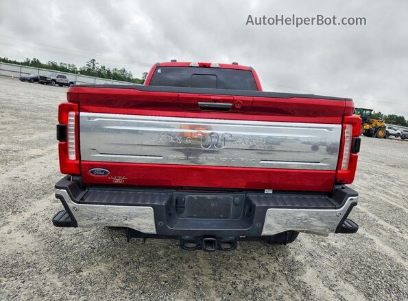 1FT8W2BM8REF56425 2024 FORD F250 Red Widok z tyłu