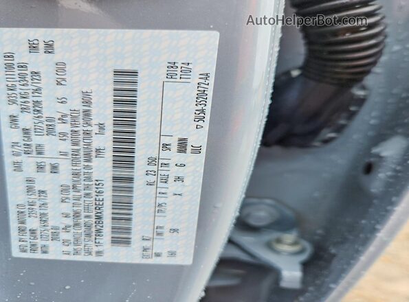 1FT8W2BMXREE16151 2024 FORD F250 Серый Вид подкапотного пространства