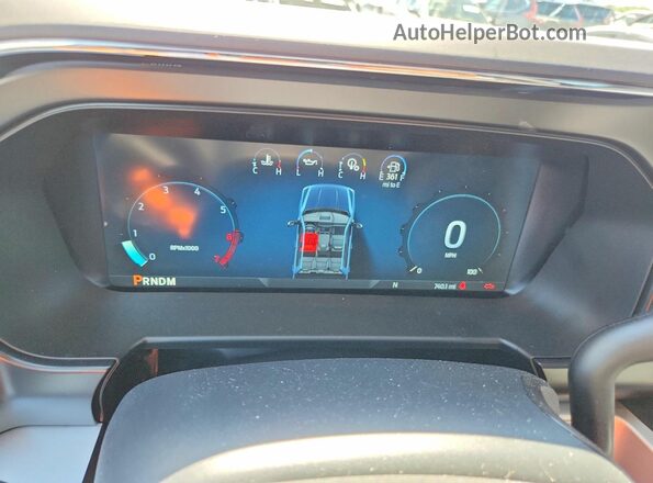 1FT8W2BN3TED61431 2026 FORD F250 Gray Вид щитка приладів