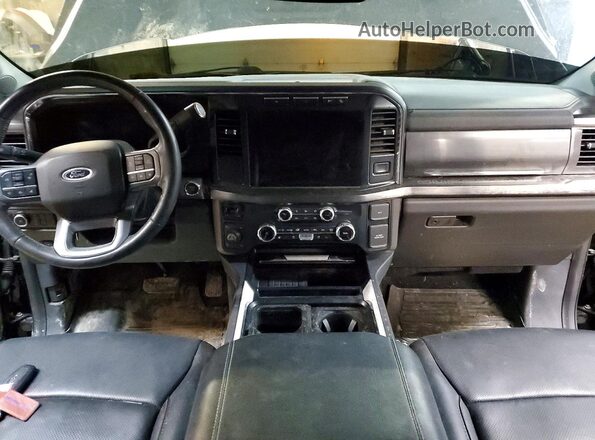 1FT8W2BNXREF30286 2024 FORD F250 Black Widok deski rozdzielczej