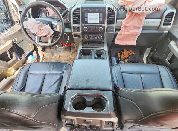 1FT8W2BT0LEE69200 2020 FORD F250 White Dashboard view