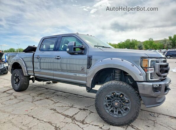 1FT8W2BT0MED25079 2021 FORD F250 Gray Przód prawy