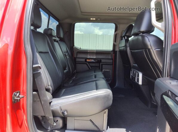 1FT8W2BT0MED25082 2021 FORD F250 Red უკანა სავარძლების ხედი