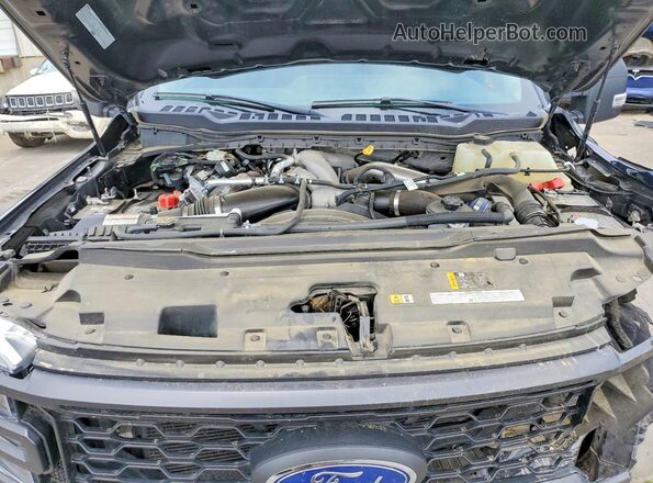 1FT8W2BT0PED80443 2023 FORD F250 Blue Вид задньої частини салону