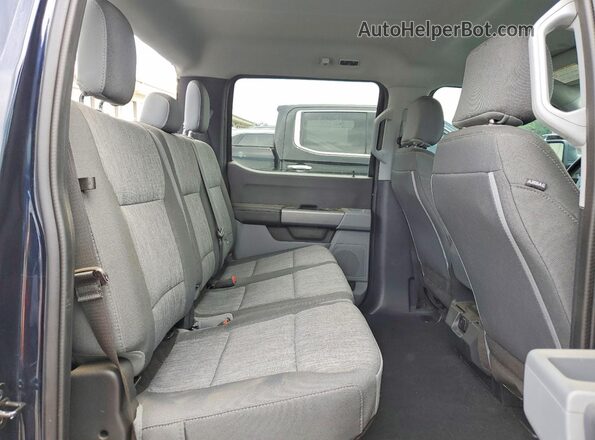 1FT8W2BT0PED80443 2023 FORD F250 Blue Вид задніх сидінь