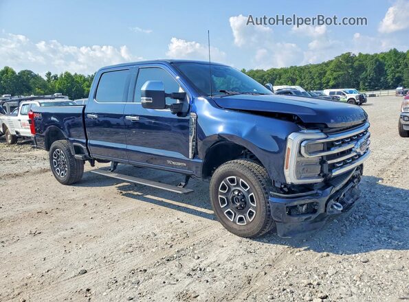 1FT8W2BT0RED23503 2024 FORD F250 Blue წინა მარჯვენა