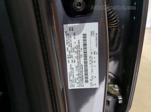 1FT8W2BT0TEC44307 2026 FORD F250 Charcoal VIN sticker view