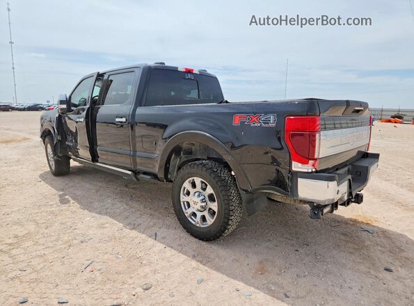 1FT8W2BT2LED00103 2020 FORD F250 Black Rear left