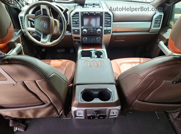 1FT8W2BT2LED00103 2020 FORD F250 Black Dashboard view